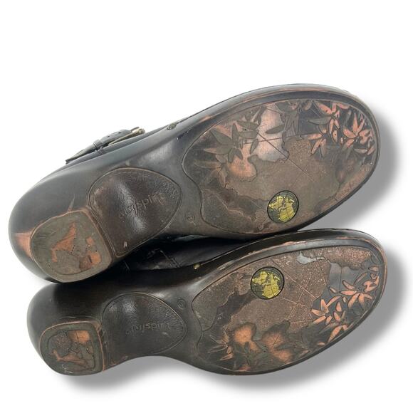 EASY SPIRIT Women's Black Booties Comfort Sole 8  Retro Preppy Boho - Picture 6 of 7